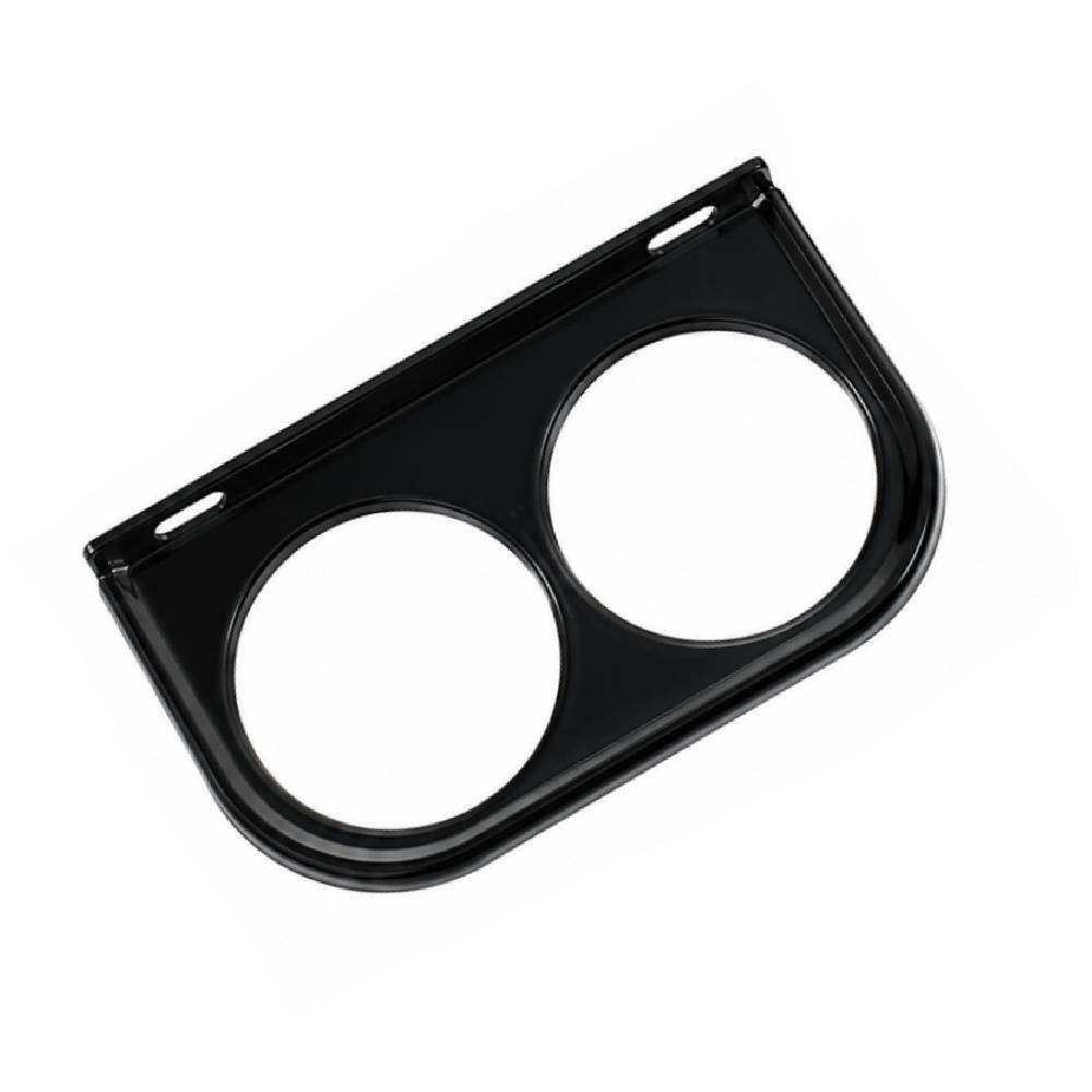 Speco 2" Double Gauge Mounting Panel - Black