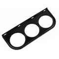 Speco 2" Triple Gauge Mounting Panel - Black