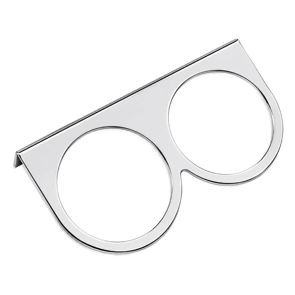 Speco 2-5/8" Double Gauge Mounting Panel - Chrome