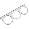 Speco 2-5/8" Triple Gauge Mounting Panel - Chrome