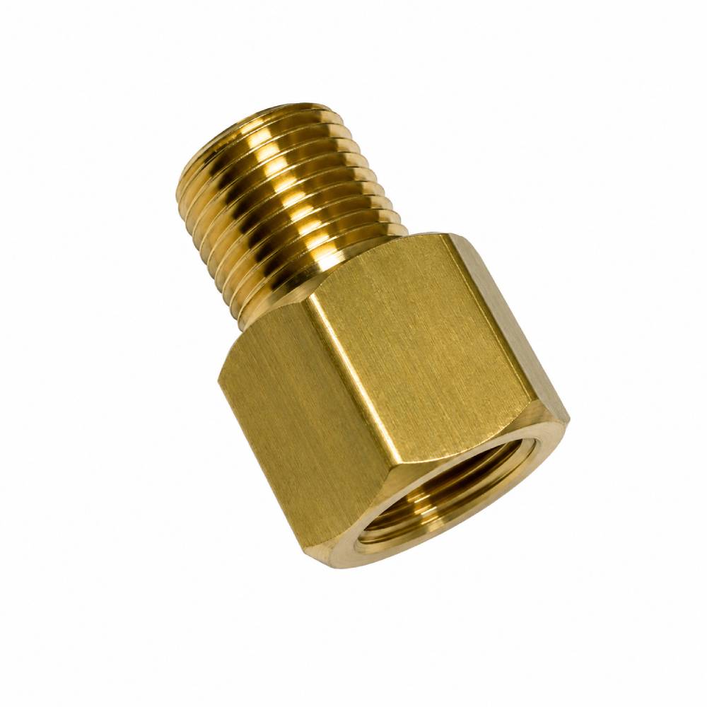 Speco Brass Electric Water Temperature Gauge Adaptor - 1/8” NPT (F) x 5/8” UNF