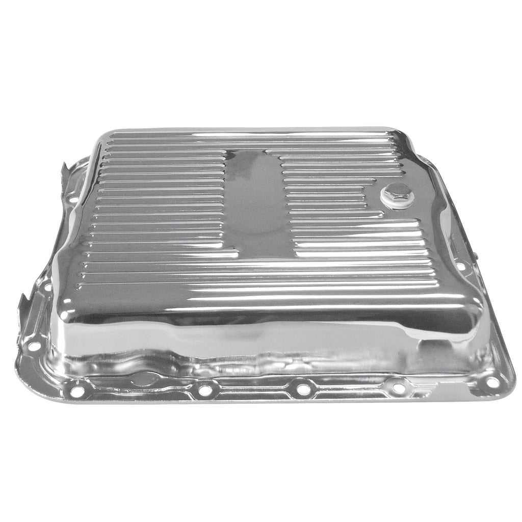 TFI Racing Transmission Pan GM Turbo 700R4/4L60/4L60E OEM Height Steel Finned