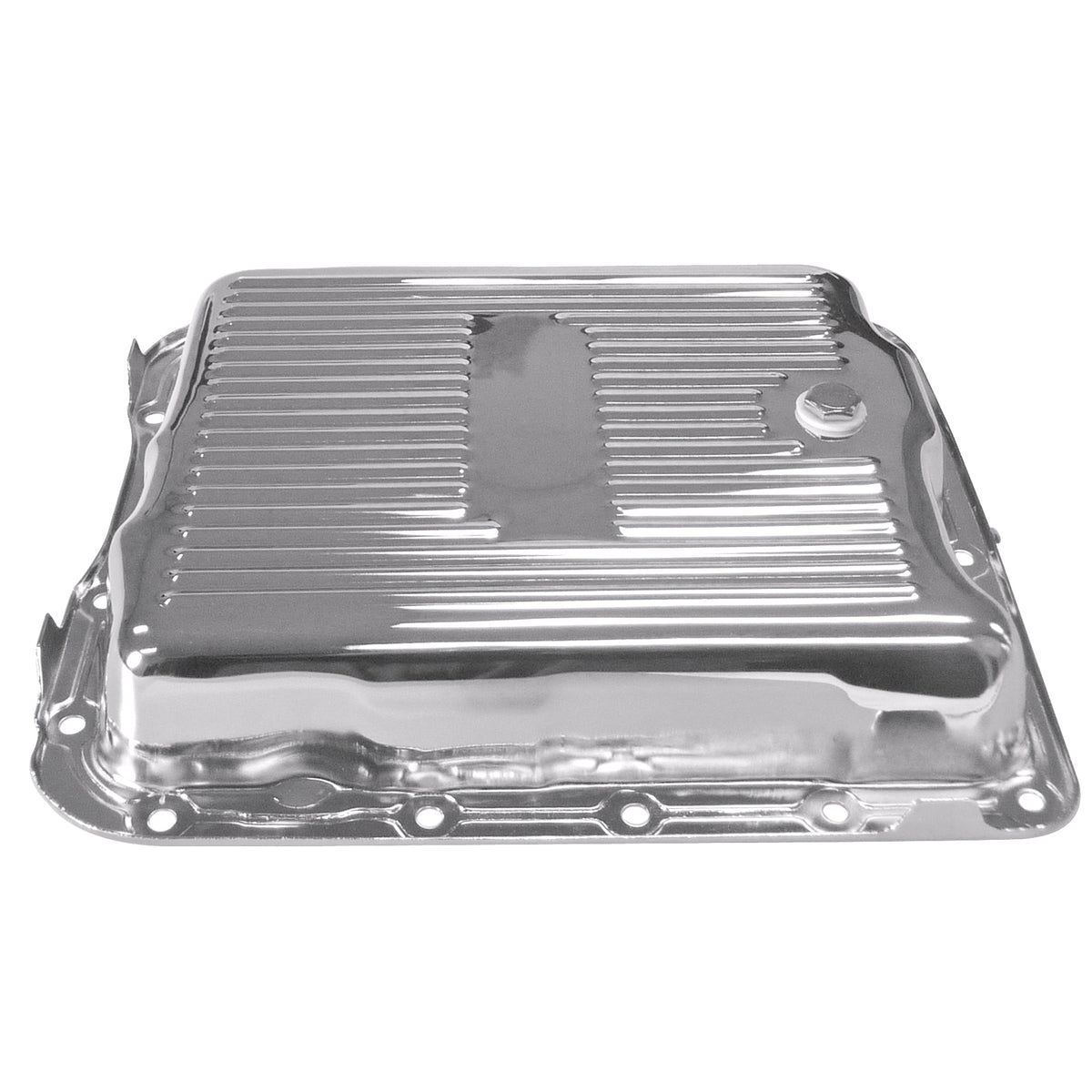 TFI Racing Transmission Pan GM Turbo 700R4/4L60/4L60E OEM Height Steel Finned