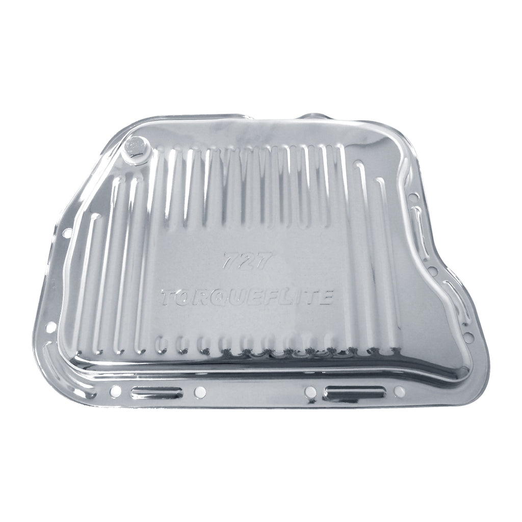 TFI Racing Transmission Pan Chrysler Torqueflite 727 OEM Height Steel Finned