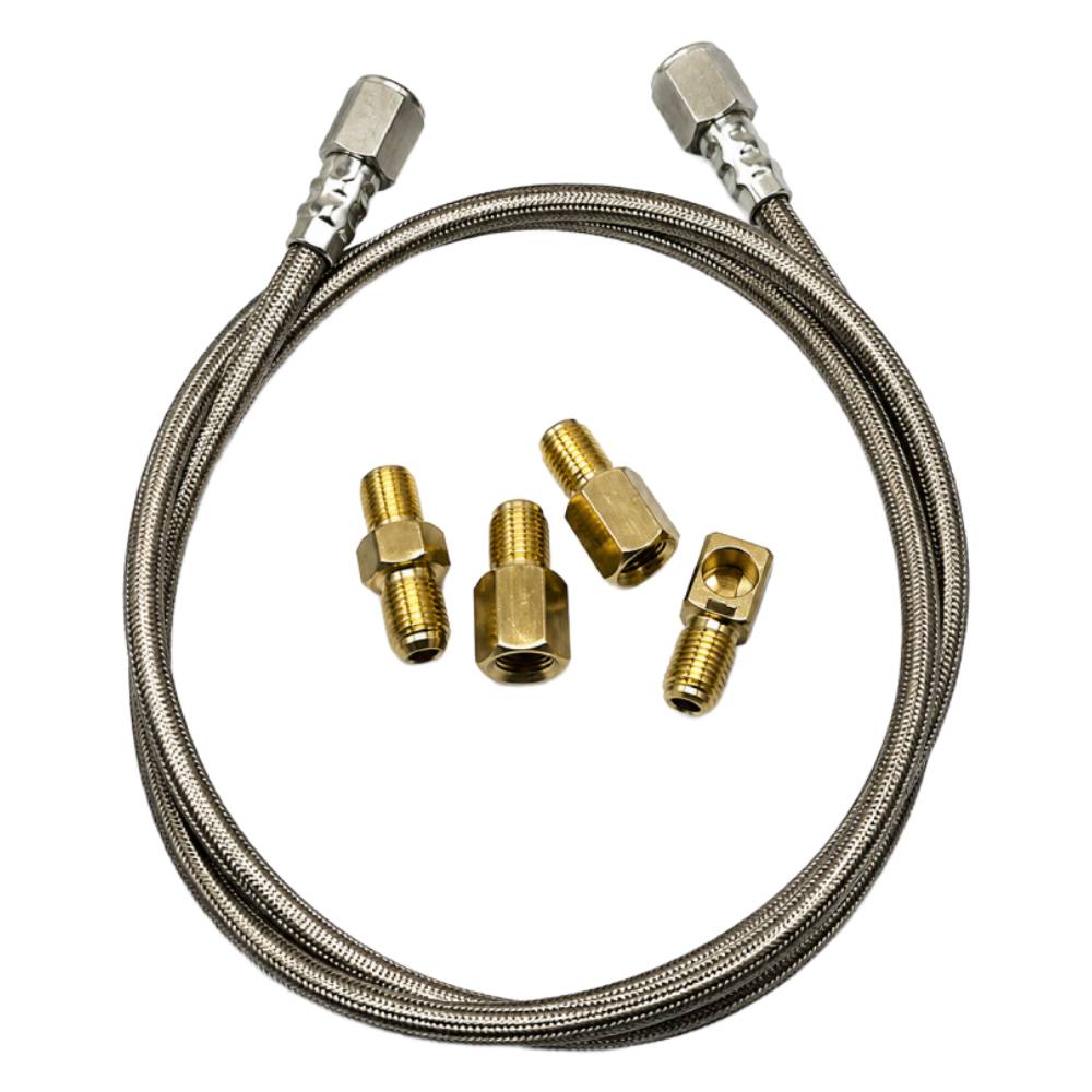 Speco 3' Braided Line Suits Mechanical Pressure Gauges