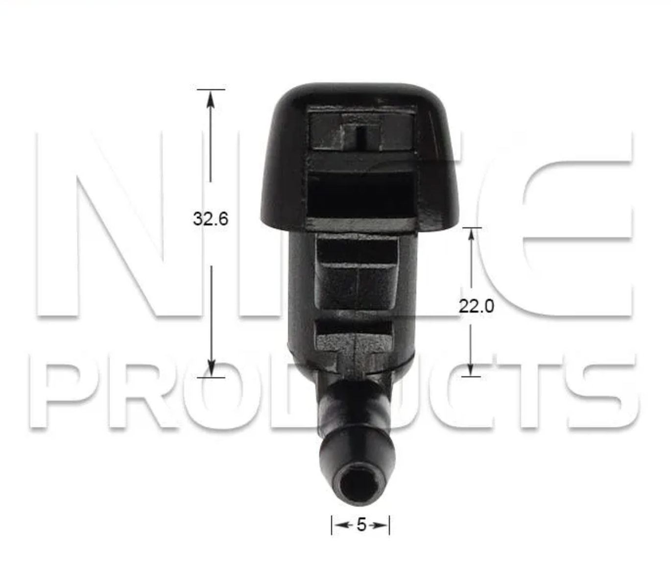 2x Windscreen Wiper Nozzle SprayerJet for Ford Focus LT | 05/05 - 05/08