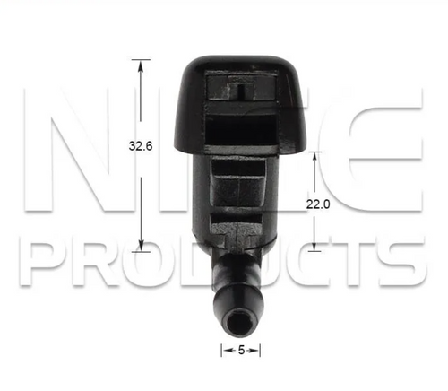 2x Windscreen Wiper Nozzle SprayerJet for Ford Focus LT | 05/05 - 05/08