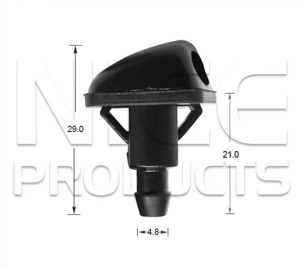 2x Windscreen Wiper Nozzle SprayerJet for Holden Cruze YG | 04/02 - 06/05