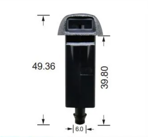 2x Windscreen Wiper Nozzle SprayerJet for Ford Mondeo MC - MD | 2010 - 2016