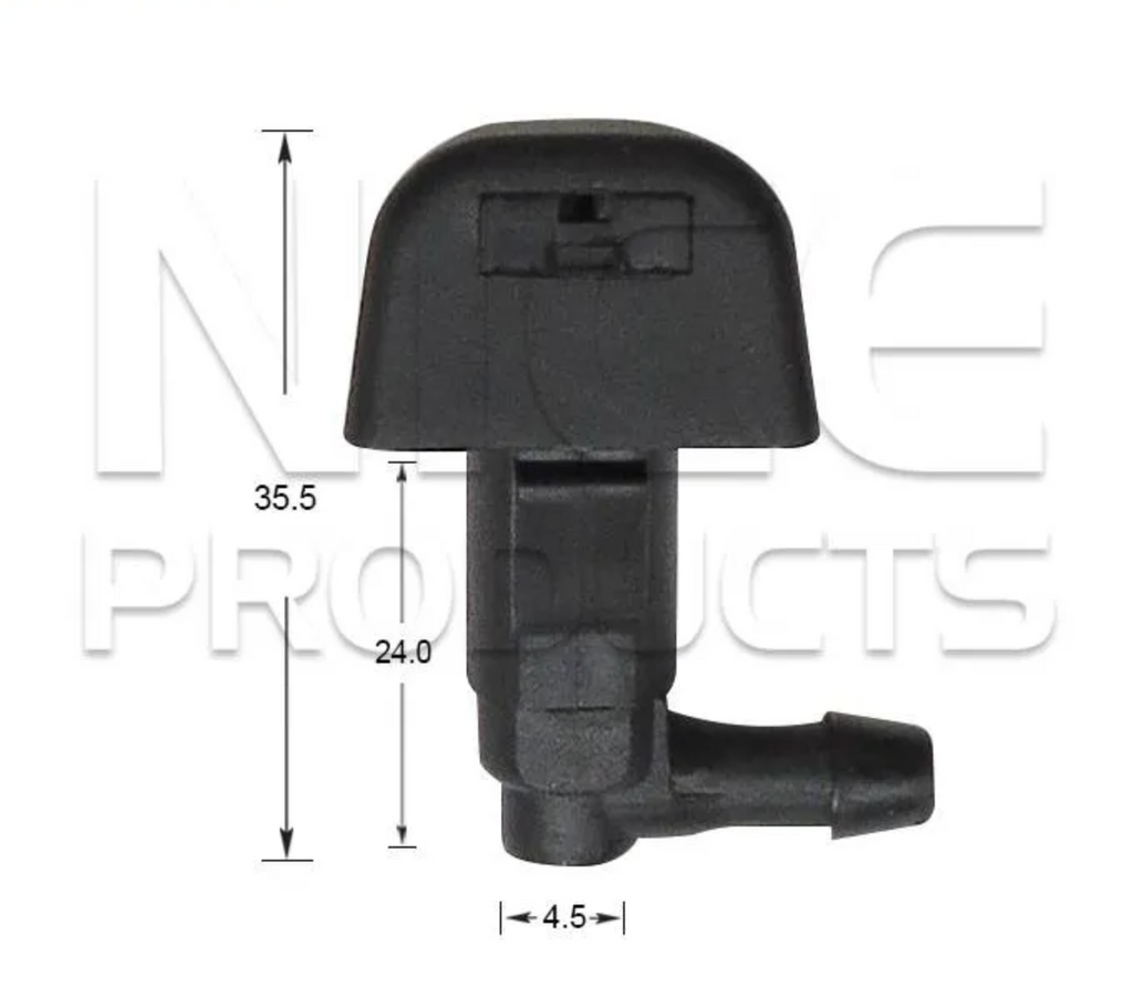 2x Windscreen Wiper Nozzle SprayerJet for Ford Focus LS | 05/05 - 05/08