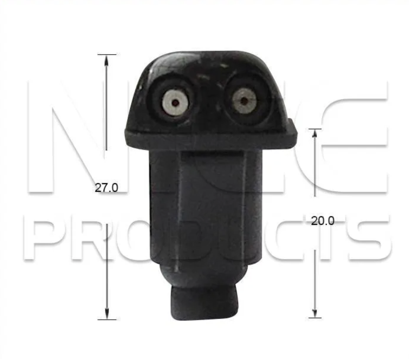 2x Windscreen Wiper Nozzle SprayerJet - Toyota Corolla ZZE122-123 |09/01 - 03/07
