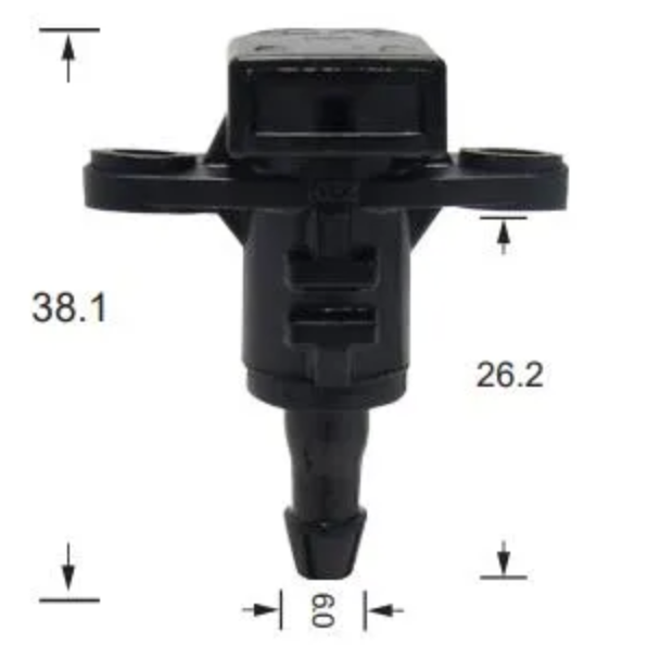 2x Windscreen Wiper Nozzle SprayerJet for Hyundai Veloster | 04/11 - 03/19