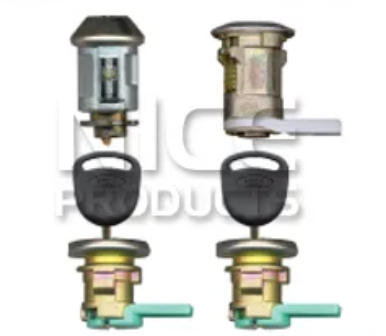 Ignition Barrel and all Locks for Ford Falcon & Futura Sedan EA-EB / ED-EF-EL