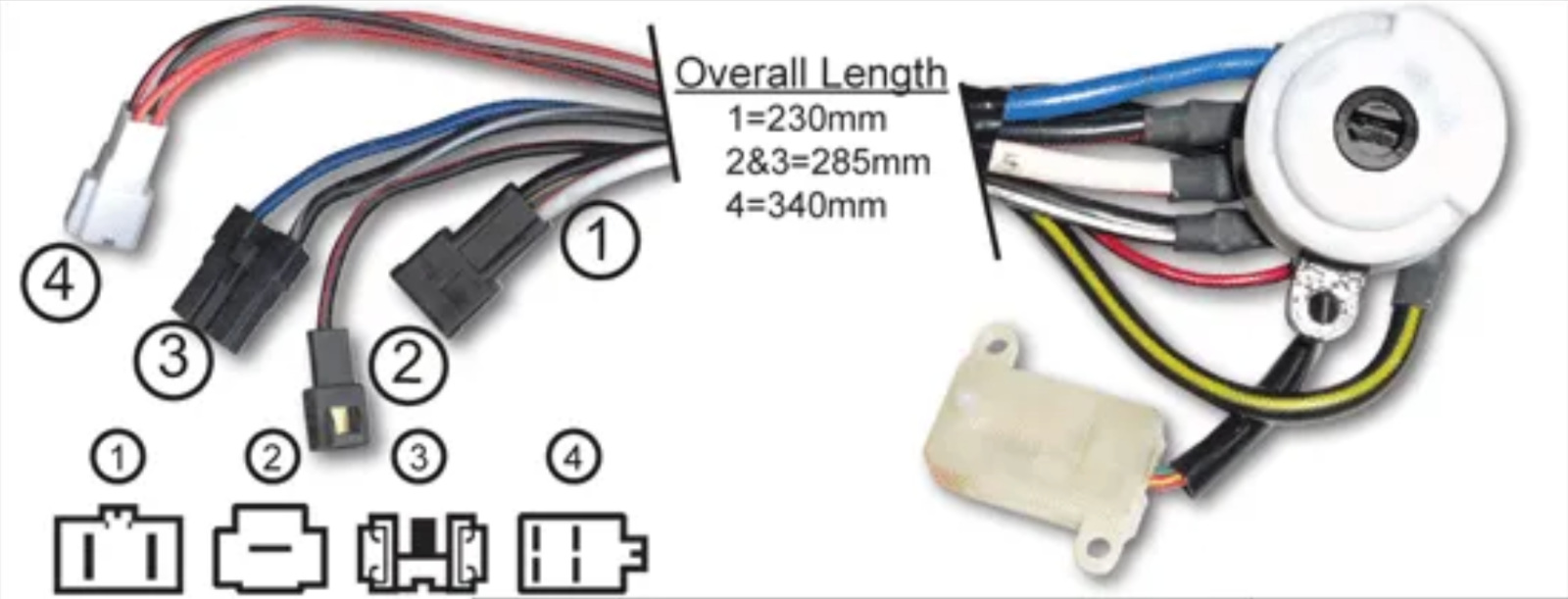 Ignition Switch for Ford Meteor GA / GB