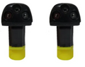 2x Windscreen Wiper Nozzle SprayerJet for Kia Mentor | 12/96 - 02/04