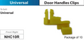 NHC10R Door Lock Rod Cam Clips (Right) – Pack of 10
