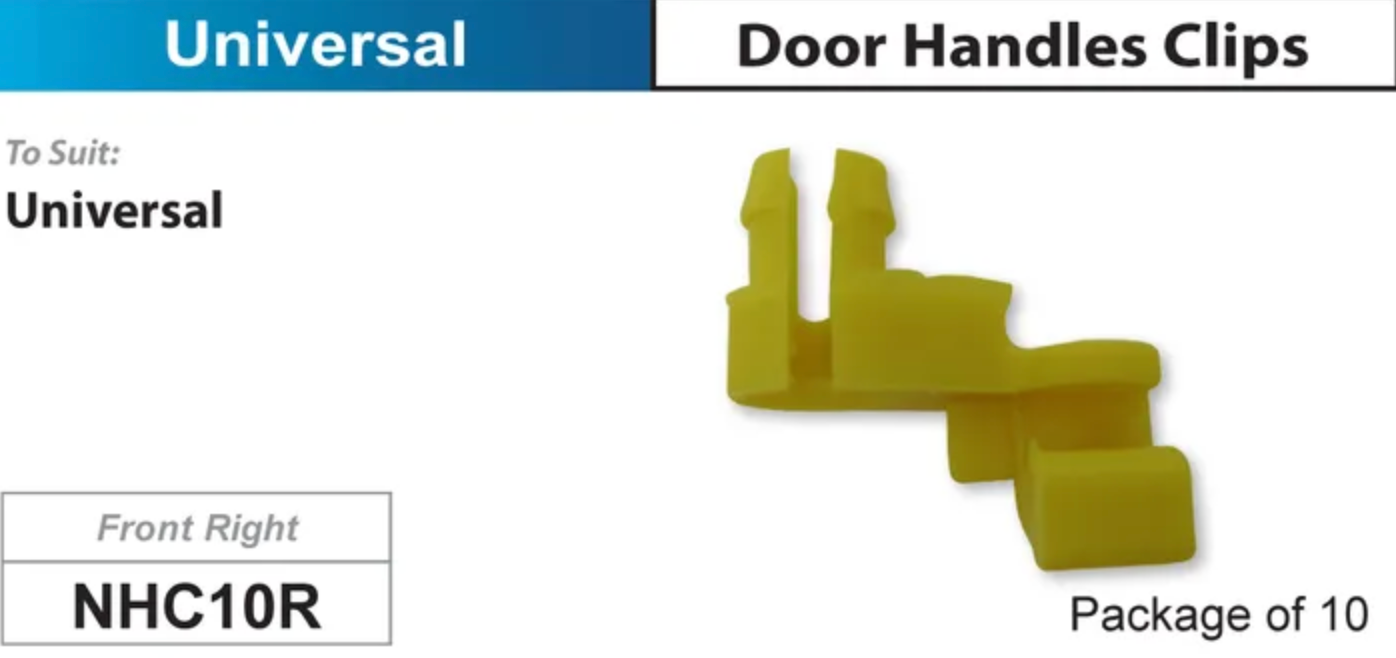 NHC10R Door Lock Rod Cam Clips (Right) – Pack of 10