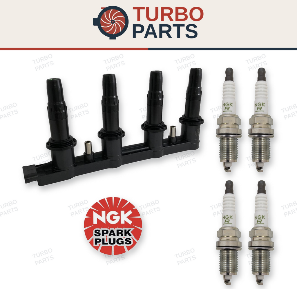 OEM Quality Ignition Coil Pack & 4x NGK Spark Plugs for Holden Barina TM 1.6L