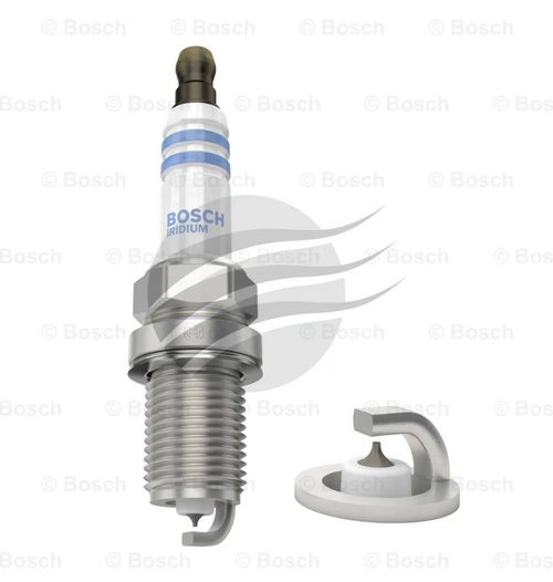 6 x Bosch Iridium Spark Plugs FR8DI30 Iridium Center Electrode Tip
