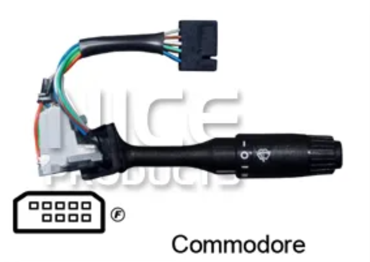 Indicator Wiper Hi Beam Stalk Switch For Commodore VH + VK Black