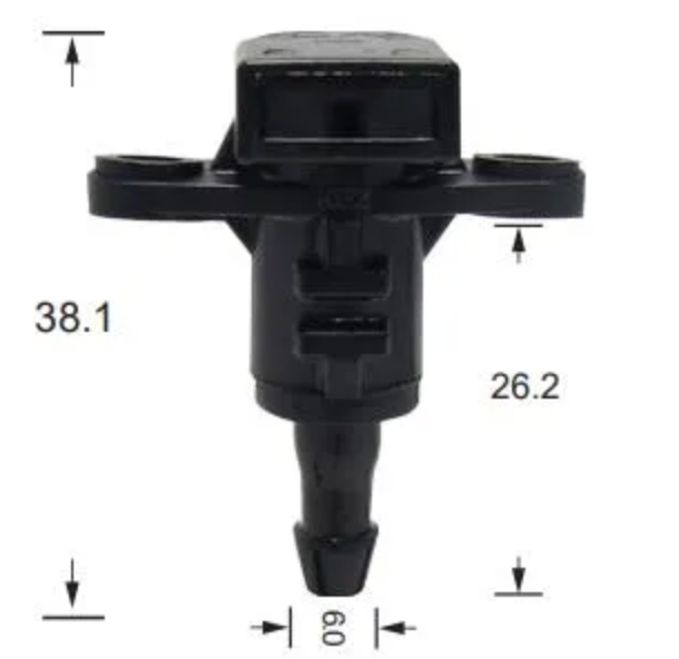 2x Windscreen Wiper Nozzle SprayerJet for Kia Cerato YD | 04/13 - 05/16