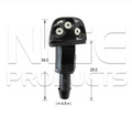 2x Windscreen Wiper Nozzle SprayerJet for Hyundai iLoad | 02/08 - 2022