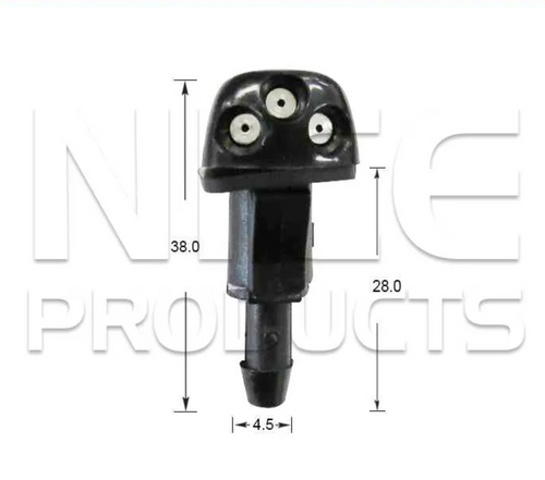 2x Windscreen Wiper Nozzle SprayerJet for Hyundai iLoad | 02/08 - 2022