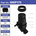 Windscreen Washer Pump for Hilux GGN KUN & Landcruiser 70 200 Series - NWP175