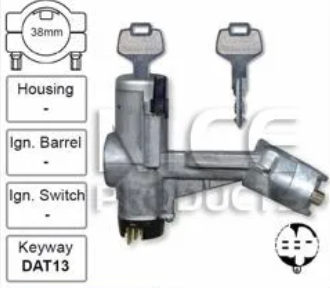 Ignition Lock Barrel & Switch fits Nissan Patrol GQ Y60