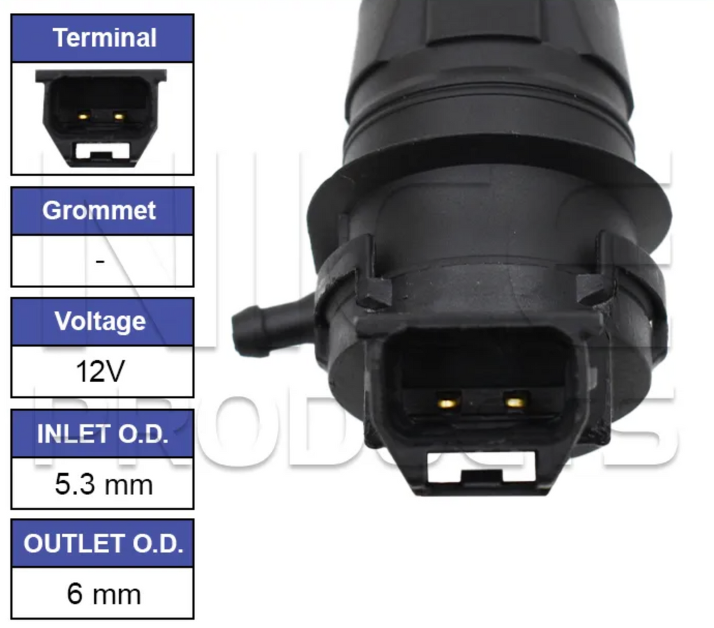 Front Windscreen Washer Pump for Mitsubishi Pajero NM NP 3.2L 3.5L 3.8L 2002~06
