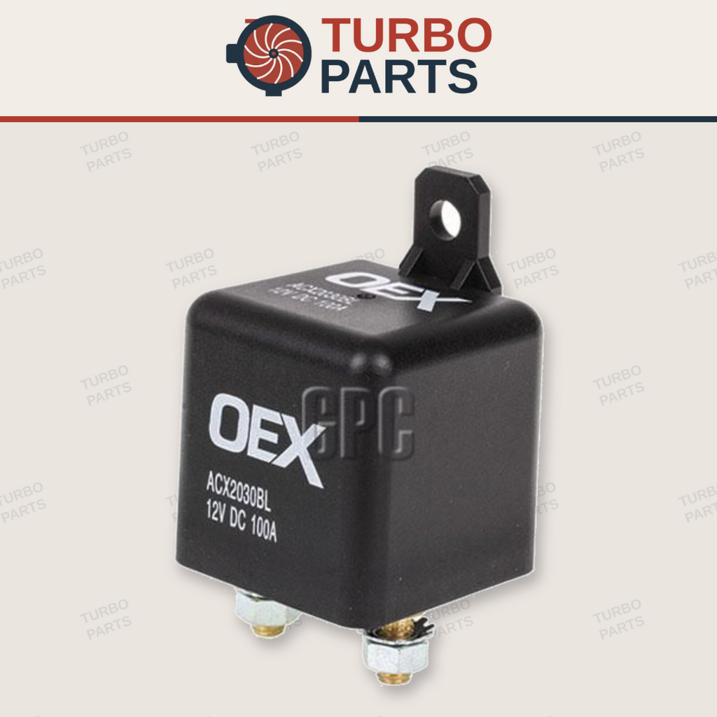 OEX Battery Relay 12V 100A Heavy Duty Split Charge Dual Battery Solenoid