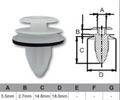 AF482-100 Trim Fasteners – Bag of 100