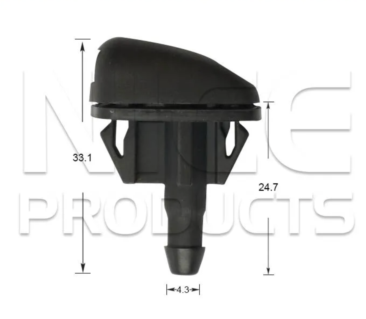 2x Windscreen Wiper Nozzle SprayerJet for Chrysler 300C | 11/05 - 01/12