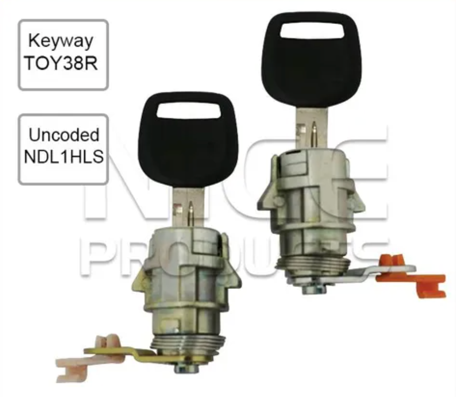 Door Lock Barrel and Key Set suitable for Hilux LN106 LN167 - NDL11H
