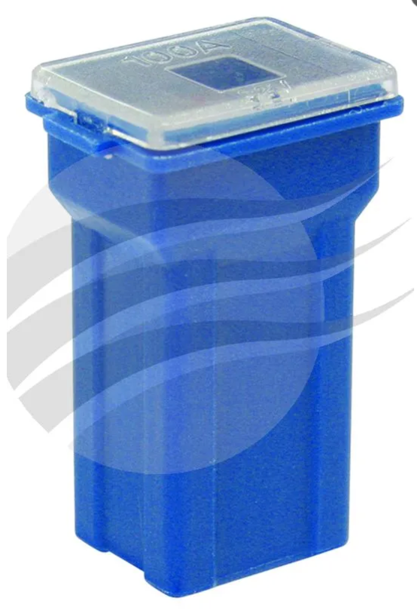 Jaylec Pack 1 Mini Female Fusible Link 100Amp Blue (FL3100)