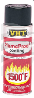 2 x VHT Flame Proof High Heat Coating Header And Exhaust Spray Paint Black SP102