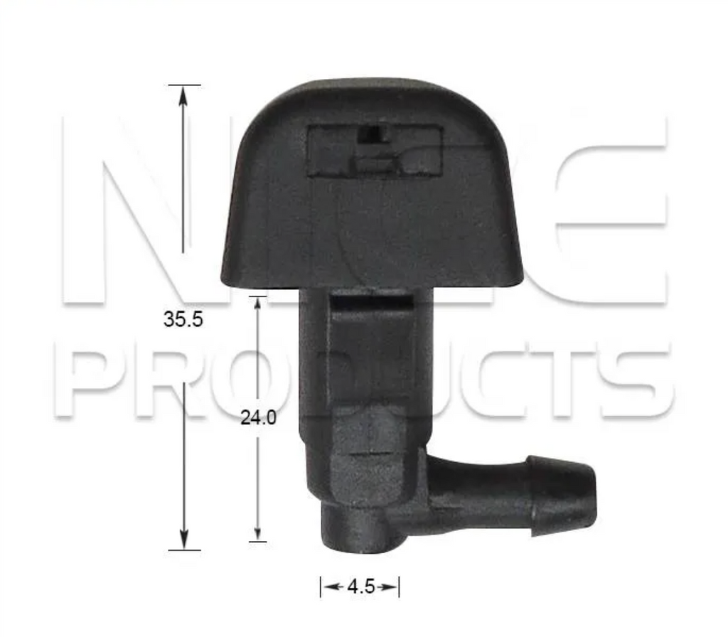 2x Windscreen Wiper Nozzle SprayerJet for Chrysler 300 | 07/12 - 2020