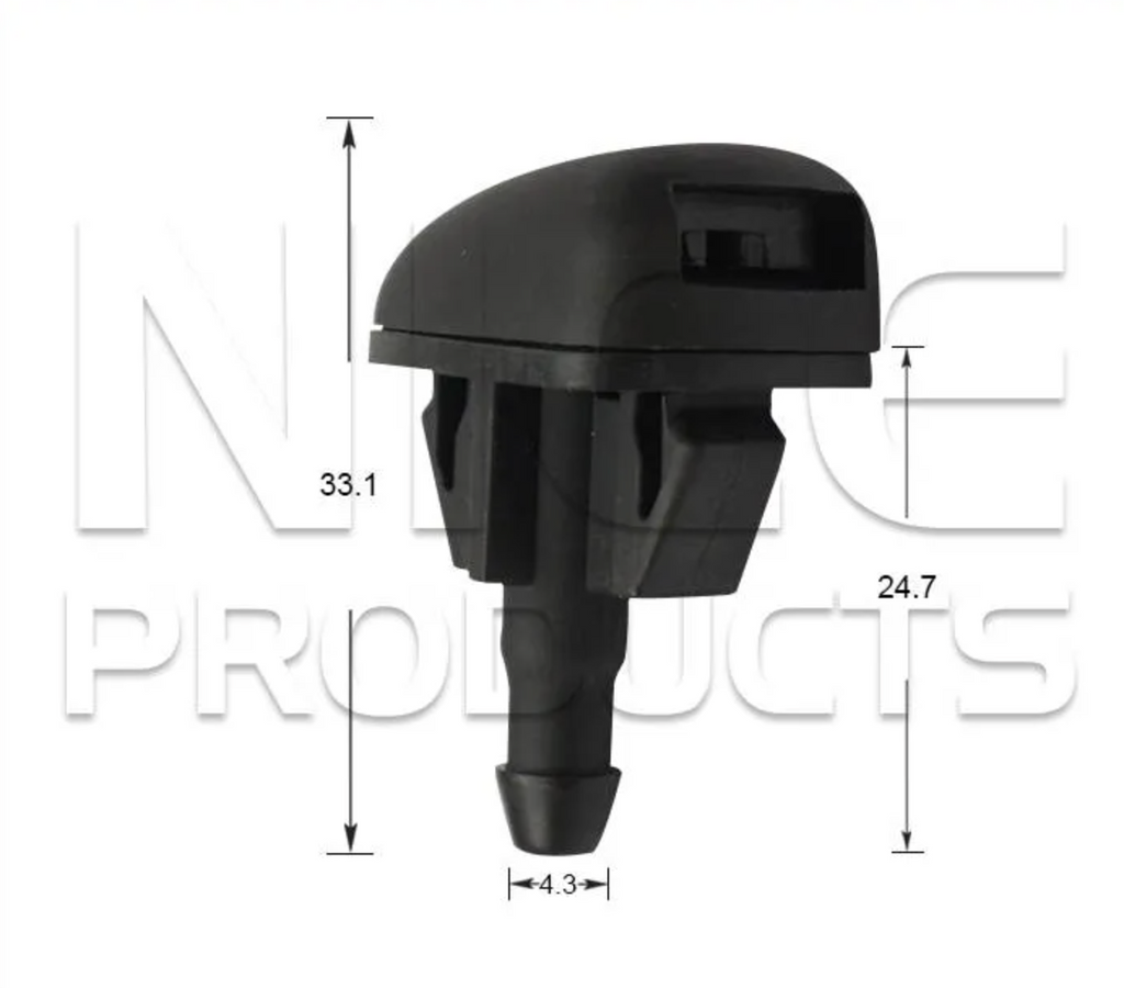 2x Windscreen Wiper Nozzle SprayerJet for Kia Sorento MQ4 | 07/20 - 2023