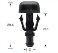 2x Windscreen Wiper Nozzle SprayerJet for Ford Falcon AU II | 04/00 - 08/02