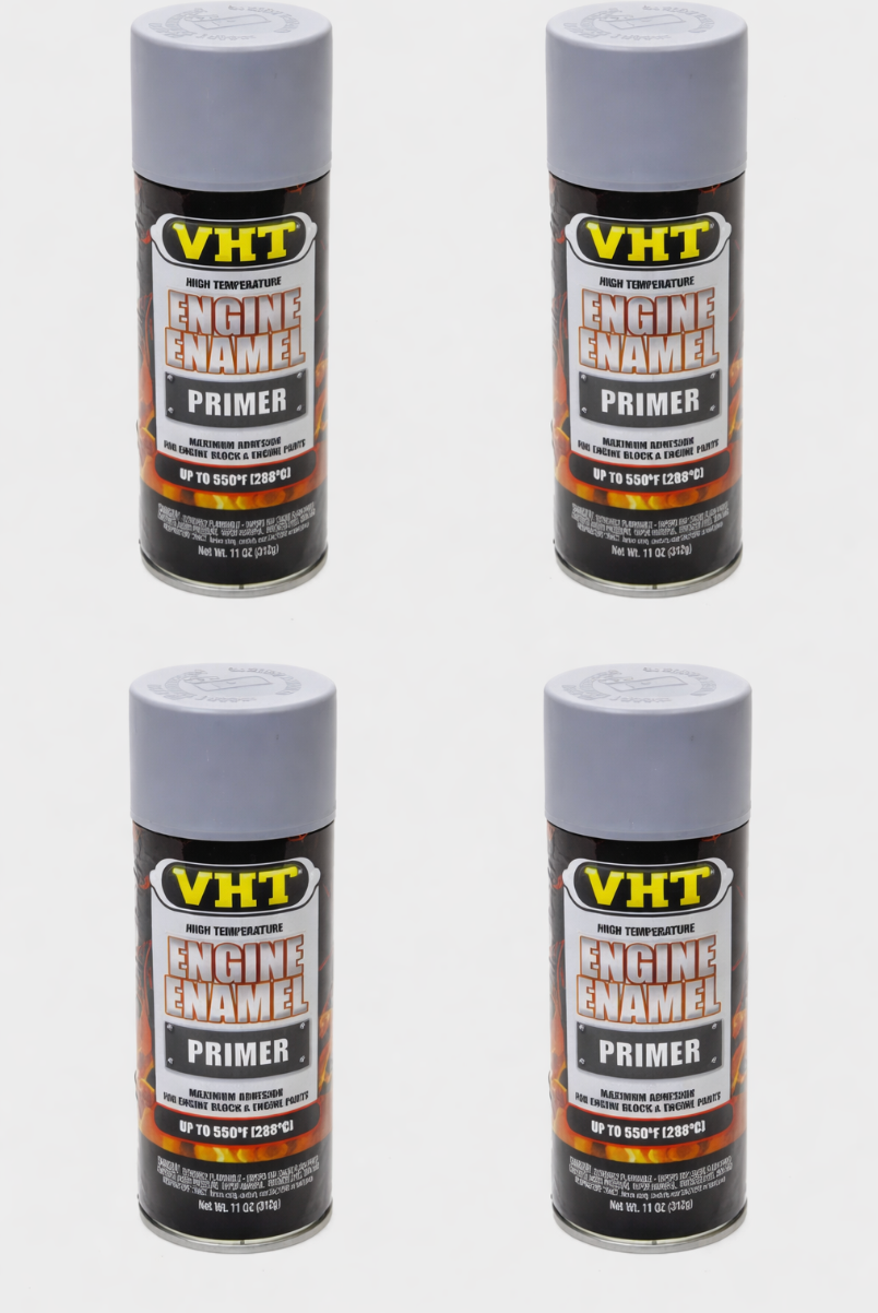2 x VHT Engine Enamel High Heat Paint Light Grey Primer - SP148