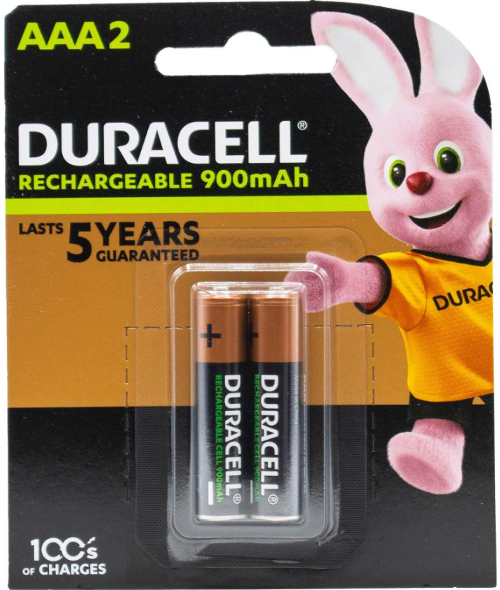 Duracell Recharge Ultra AAA Rechargeable Batteries - 2 Pack