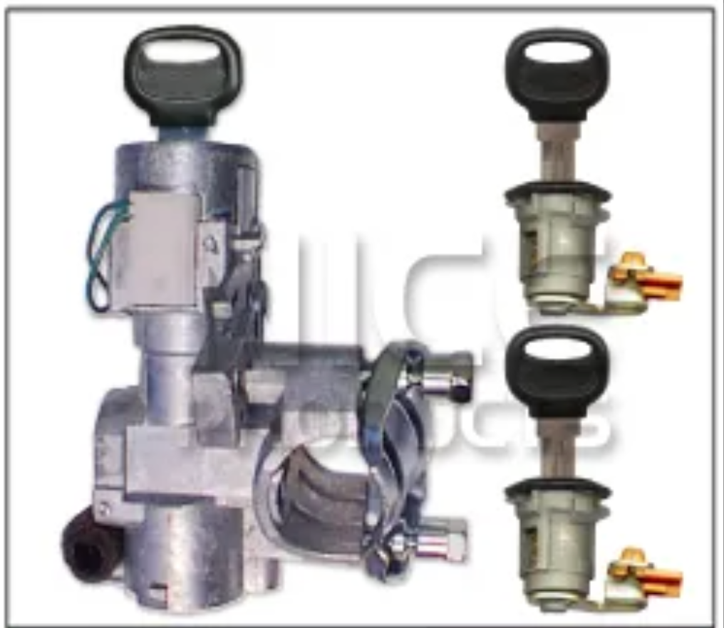 Ignition Barrel Lock Housing + Door Locks for Ford Laser KF + KH 1990-1994 - NEW