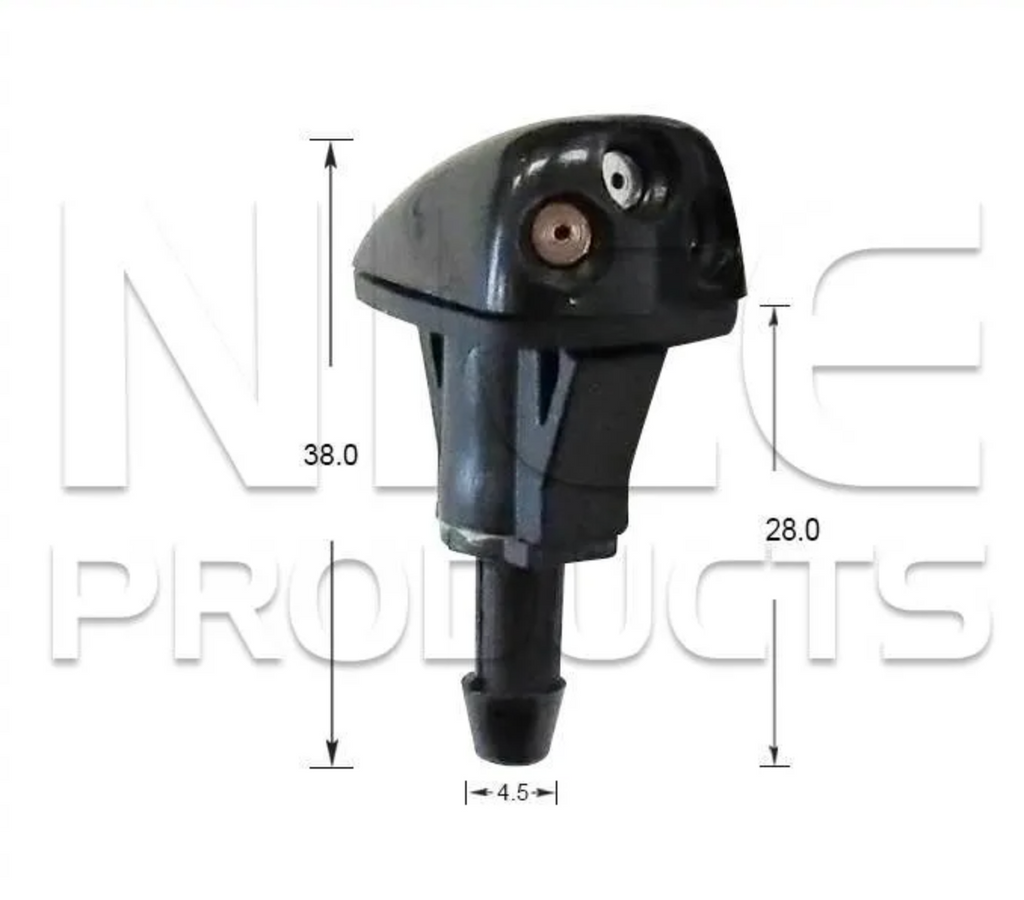 2x Windscreen Wiper Nozzle SprayerJet for Hyundai Santa Fe SM | 05/06 - 04/13