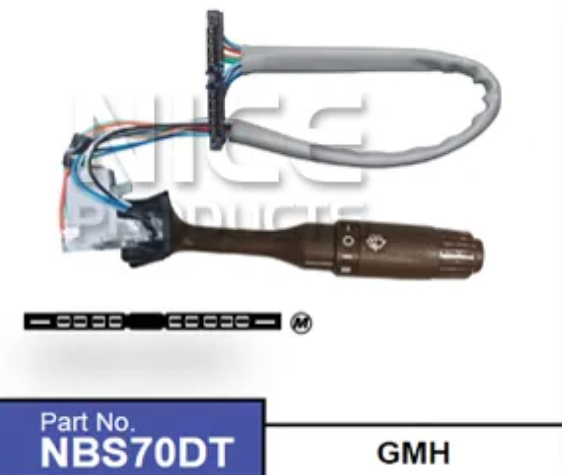 Indicator Wiper Hi Beam Stalk Switch For Holden HX HZ WB Dark Tan