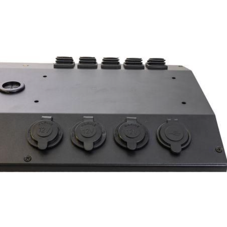 Drivetech 12v Control Box with Rocker Switches Power Sockets - suit Dual Battery
