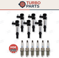 6x Genuine NGK Platinum Spark Plugs & 6x Ignition Coils for Holden Commodore VZ