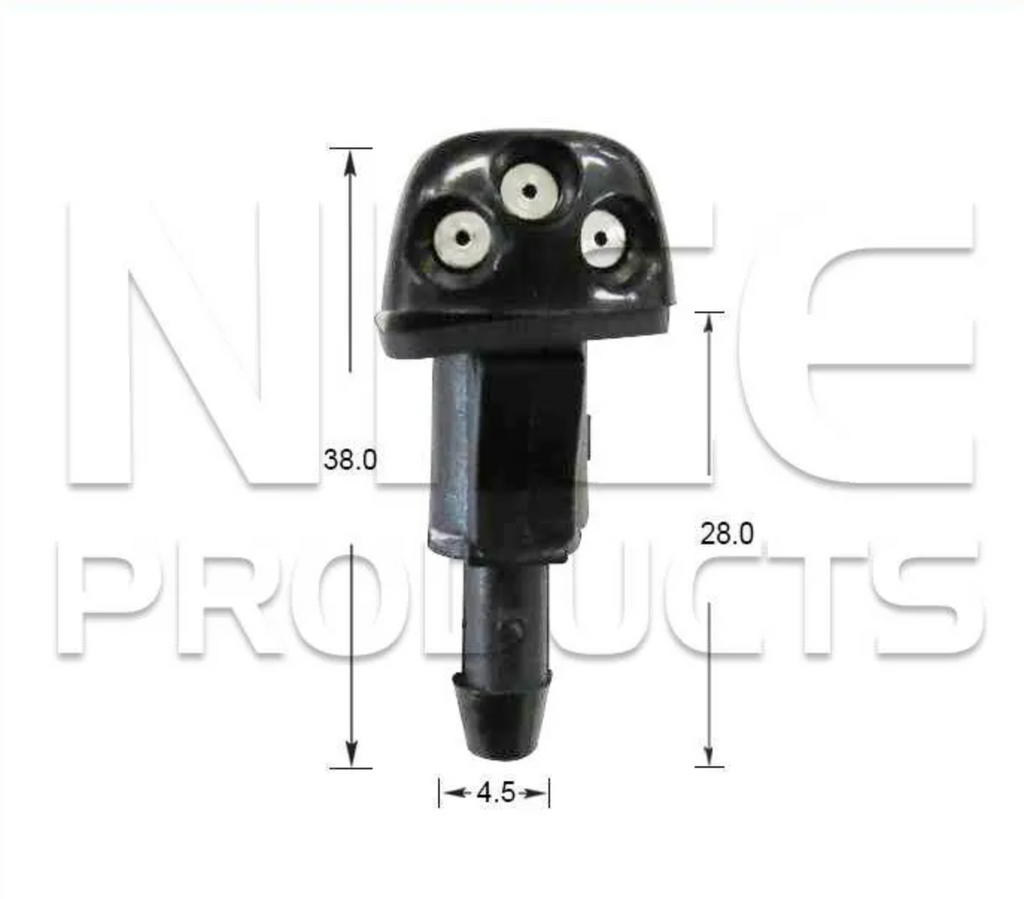 2x Windscreen Wiper Nozzle SprayerJet for Hyundai Sonata NF | 06/05 - 04/10