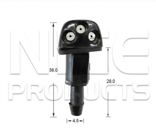 2x Windscreen Wiper Nozzle SprayerJet for Hyundai Sonata NF | 06/05 - 04/10