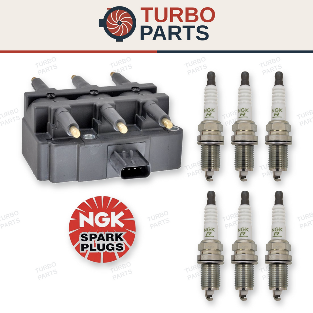Ignition Coil Pack with NGK Spark Plugs for Jeep Wrangler JK 2007-2012 3.8L V6