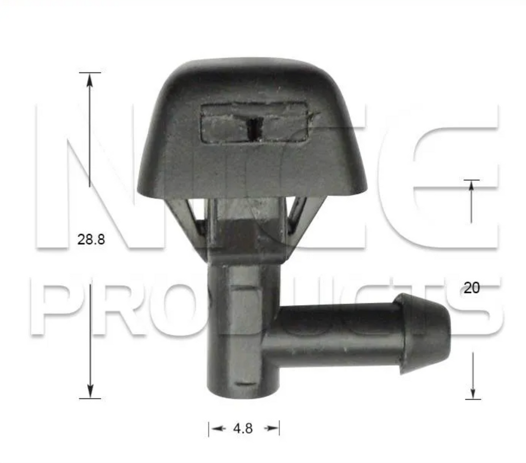 2x Windscreen Wiper Nozzle SprayerJet for Volvo S60 | 07/00 - 09/09